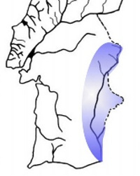 Mapa Geográfico Distribuição Boga do Guadiana